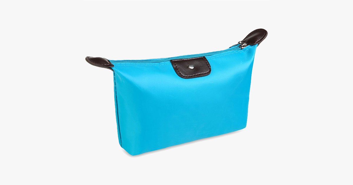 Skorter | Candy Cosmetic Travel Case - Nylon Bag - Zipper Closure - Perfect for Organizing Your Cosmetics!