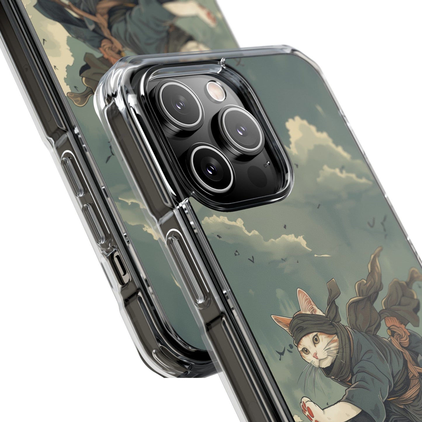 Skorter | Feline Stealth Magnetic Clear Case for iPhone Series