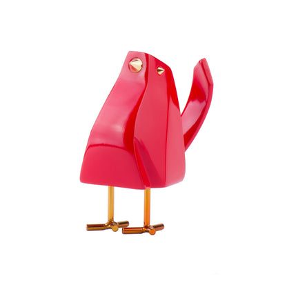 Skorter | Bird sculpture // Red