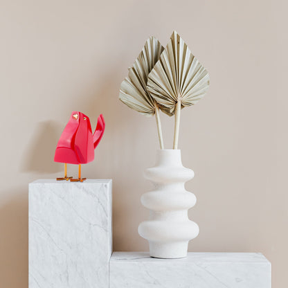 Skorter | Bird sculpture // Red