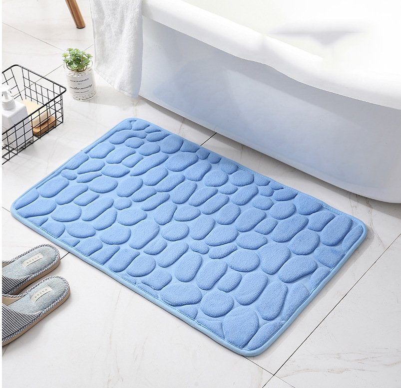 Skorter | Cobblestone Embossed Bathroom Bath Mat