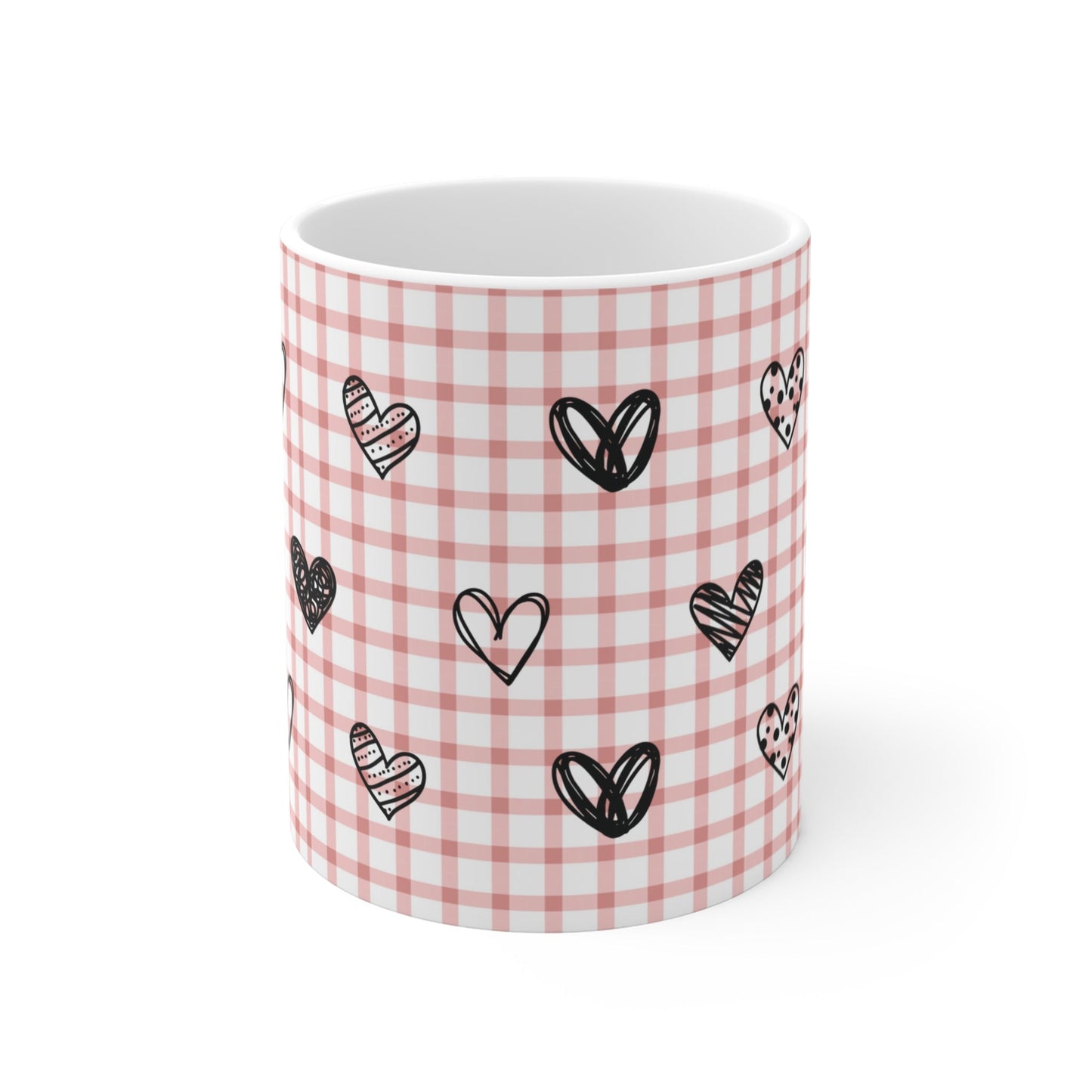 Skorter | and Hearts Pink Mug