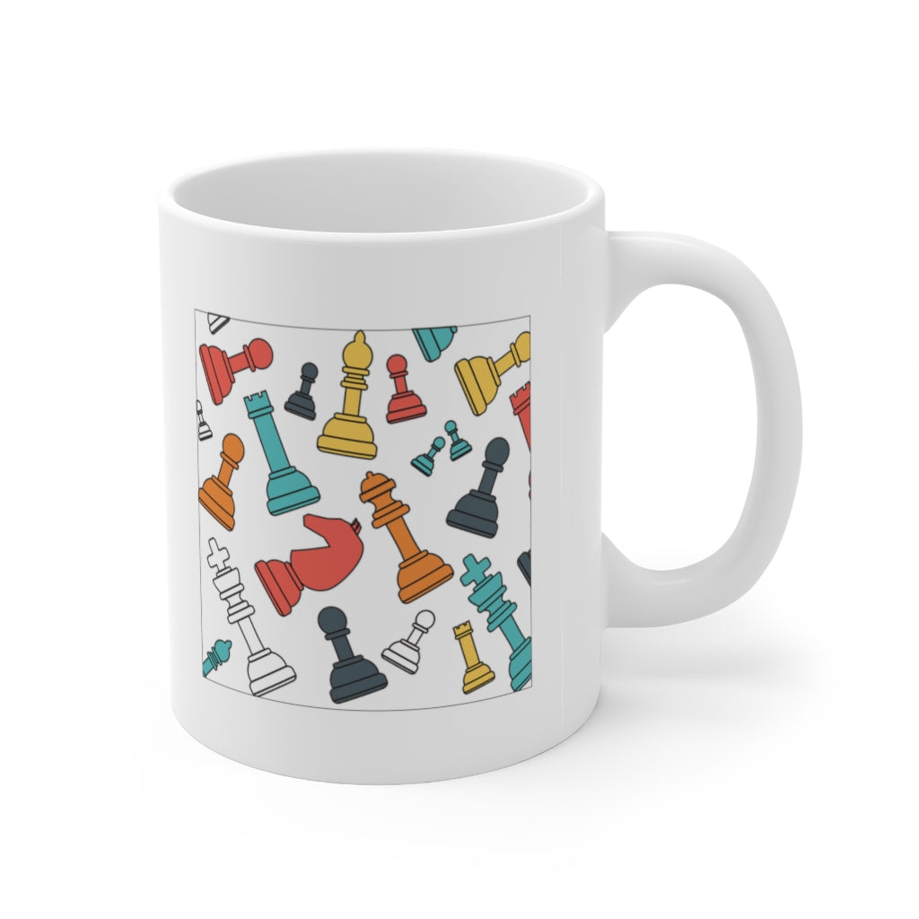 Skorter | Chess Pieces Ceramic Mug 11oz