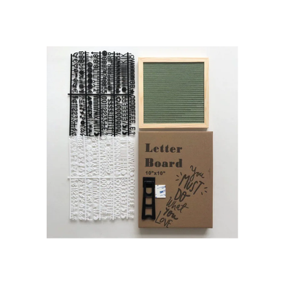 Skorter | Felt Letter Message Board