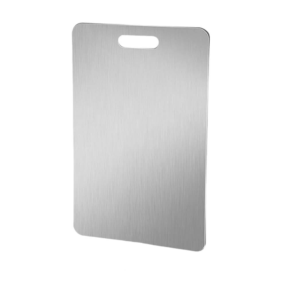 Skorter | CHEFSTEEL – Cutting board made of stainless steel, robust & easy to clean for hygienic work