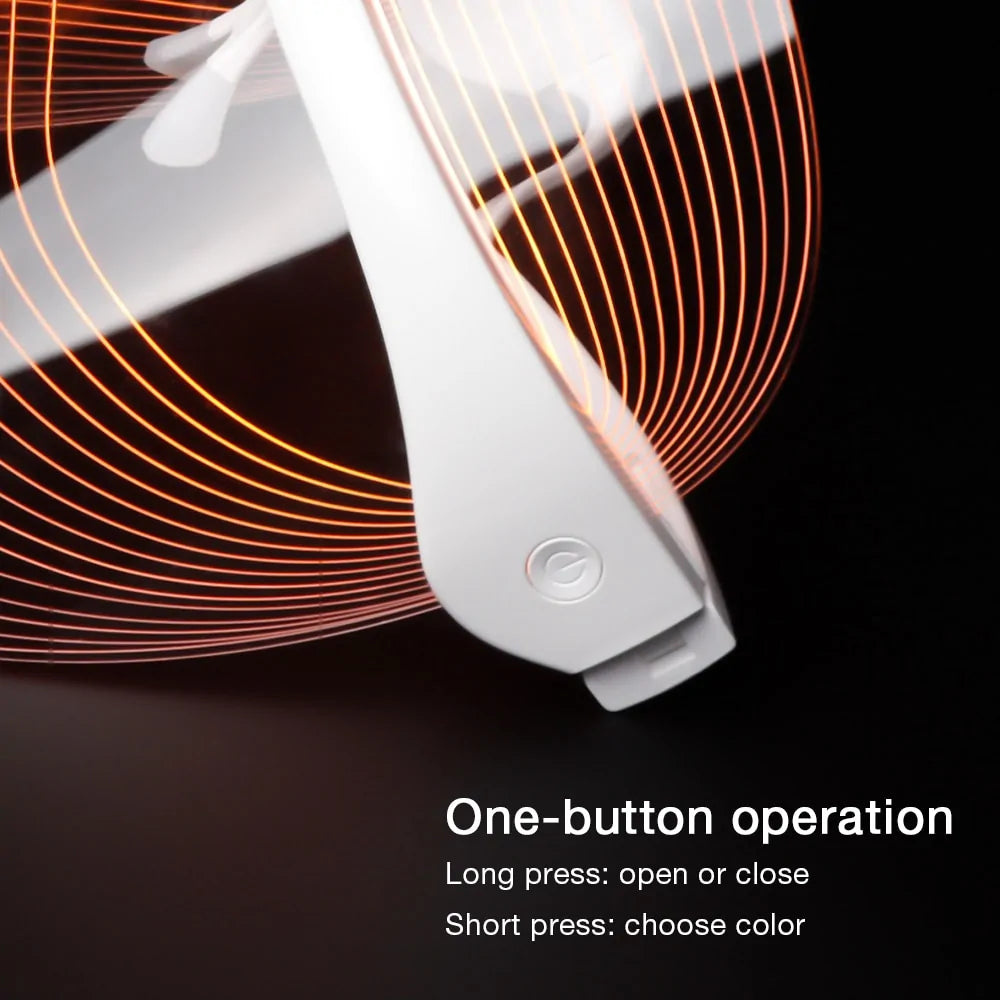Skorter | 3 Colors LED Light Anti-Aging Therapy Face Mask