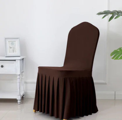 Skorter | Chair cover with pleated skirt