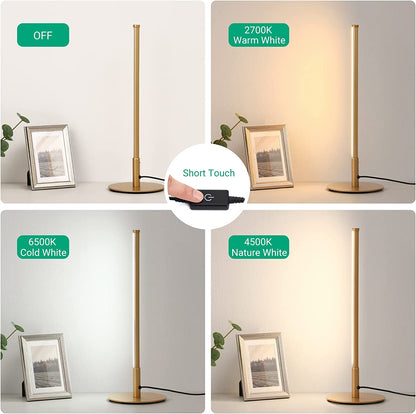 Skorter | Golden Table Lamp with Minimalist Design