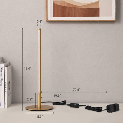 Skorter | Golden Table Lamp with Minimalist Design