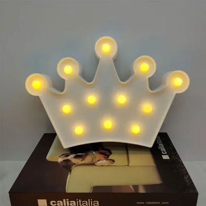 Skorter | RoyalGlow - LED Crown Night Light for Children's Room – Warm Light, Wireless and Ambient