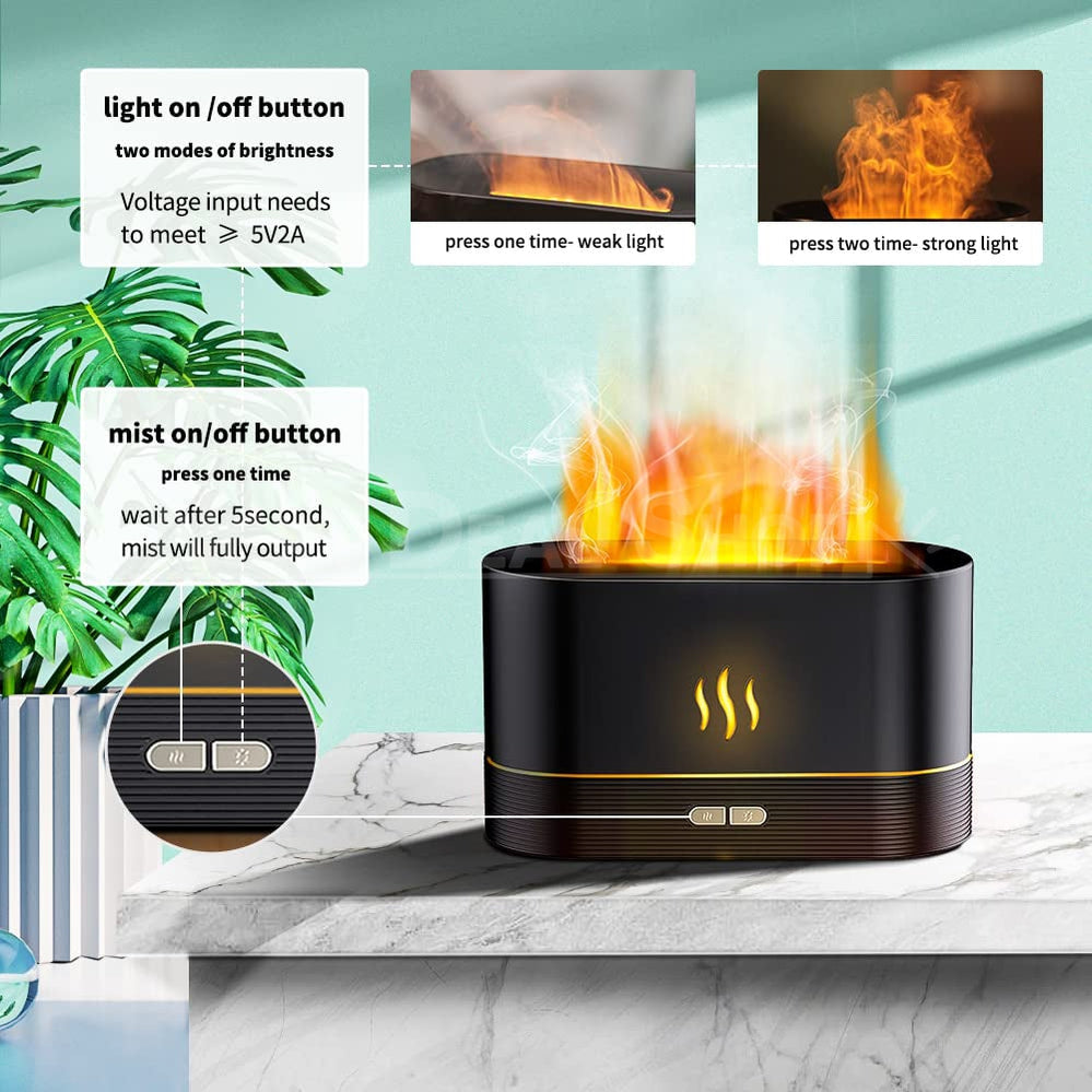 Skorter | 3D Flame Diffuser Humidifier