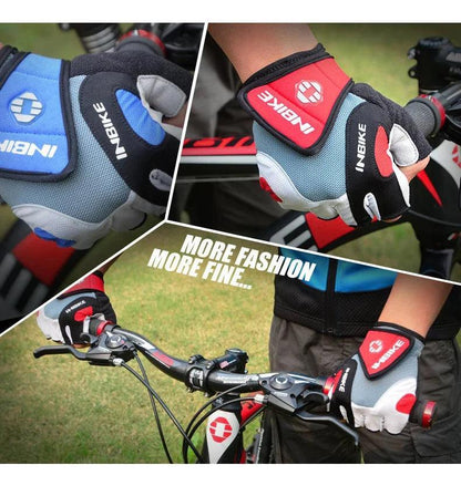 Skorter | 3D Gel Padded Cycling Gloves – Shock-Absorbing Breathable Bike Gloves for Men & Women