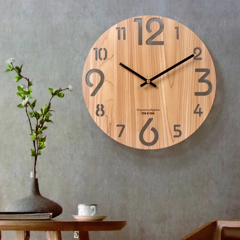 Skorter | 3D Wall Clock Made of Wood