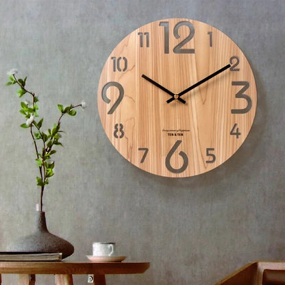 Skorter | 3D Wall Clock Made of Wood