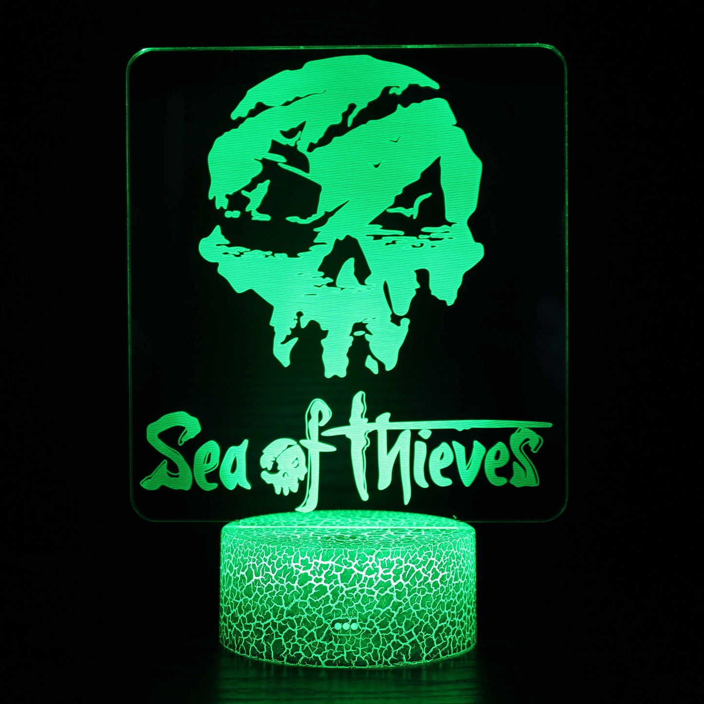 Skorter | Halloween Sea of Thieves Skull 3D Optical Illusion Lamp