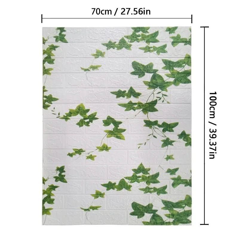 Skorter | 3D foam wallpaper in brick pattern