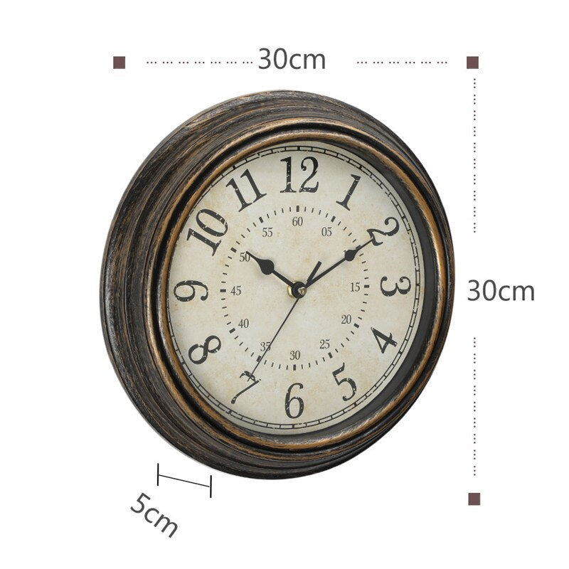 Skorter | Vintage Tree Look Wall Clock