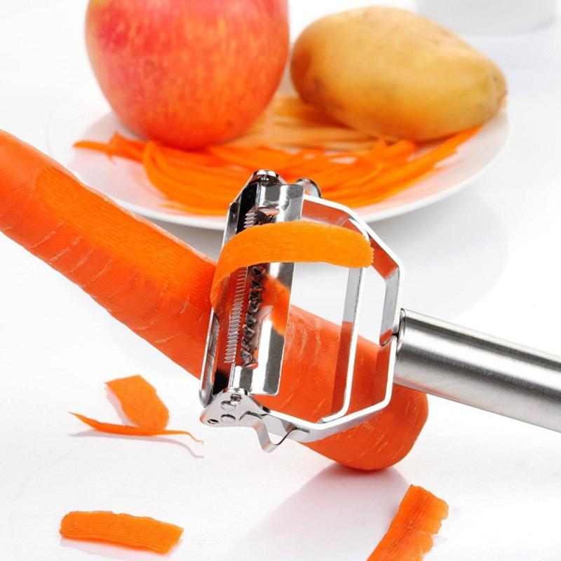 Skorter | Ultra-sharp Stainless Steel Multifunctional Vegetable Peeler & Julienne Cutter