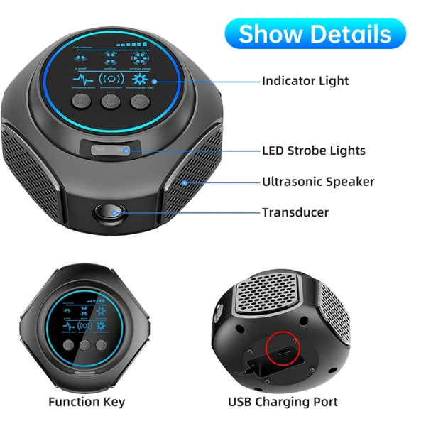 Skorter | Ultrasonic Wasp & Hornet Repellent Plug-In | Chemical-Free. Silent Protection for Home. Pool & Patio (Covers 3200 sq. ft.)