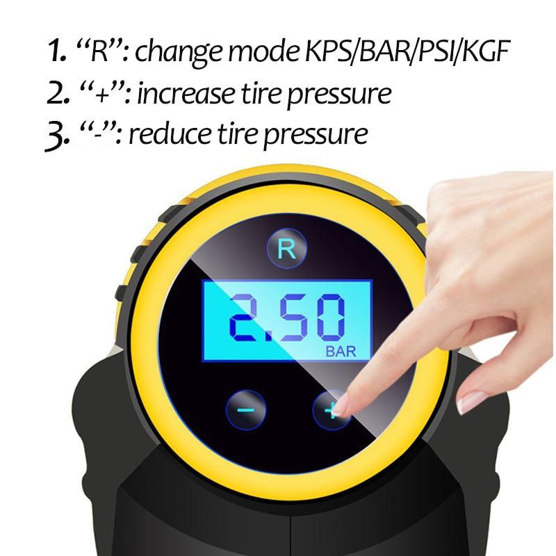 Skorter | 120W Car Air Compressor Handheld USB Rechargeable Electric Inflator Pump