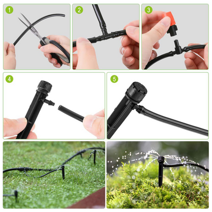 Skorter | Automatic Irrigation System Set – Drip Irrigation for Garden Plants