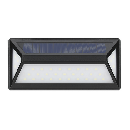 Skorter | Modern Solar LED Wall Light for Outdoors – Waterproof Facade Lighting with Motion Sensor