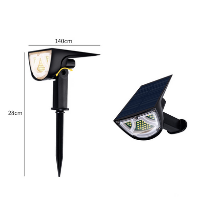 Skorter | Solar LED Spotlight – Outdoor lighting with solar panel for garden and pathways