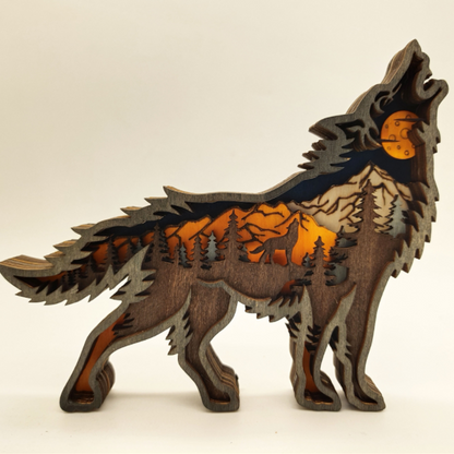 skorter | 3d Creative Wood Animal Carving Craft Gift
