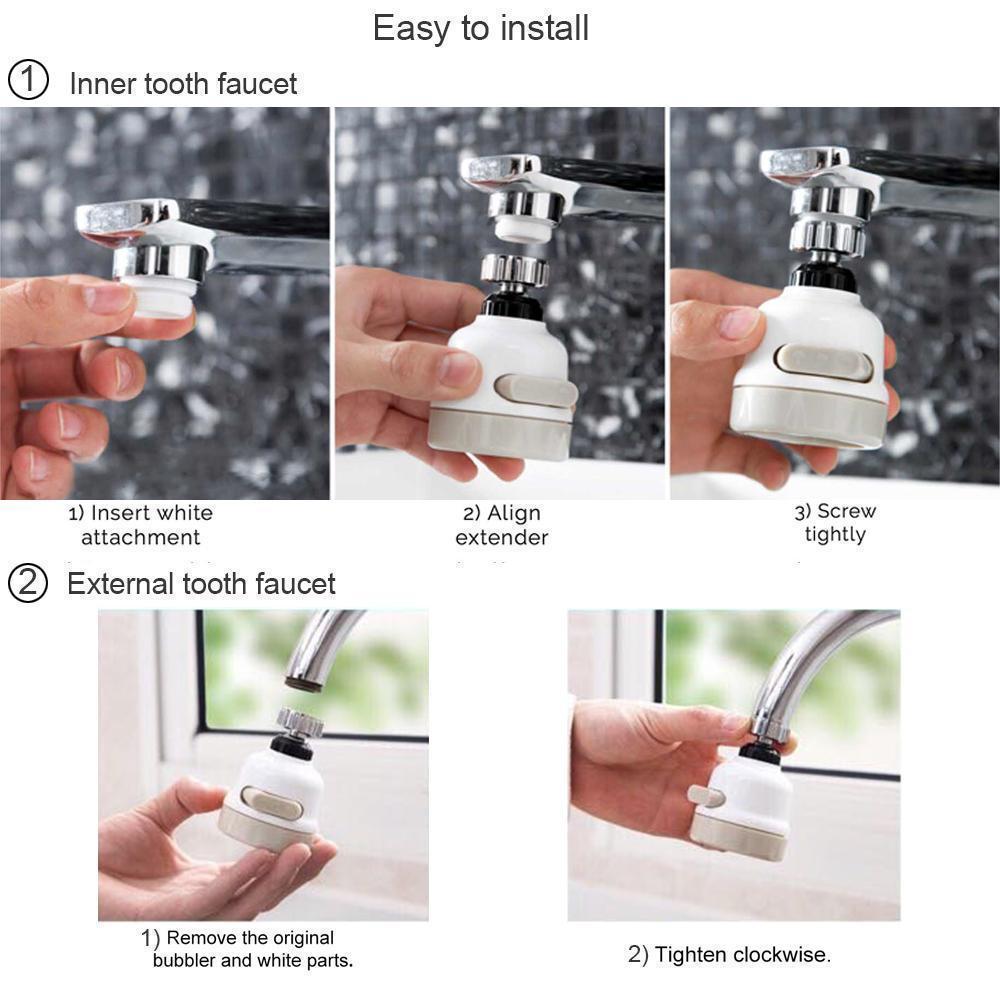 skorter | 360 Degree Rotatable Water-Saving Faucet