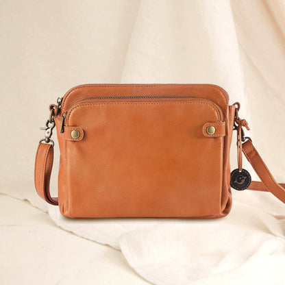 Skorter | Three-Layer-Leather-Crossbody-Shoulder- & Clutch-Bag