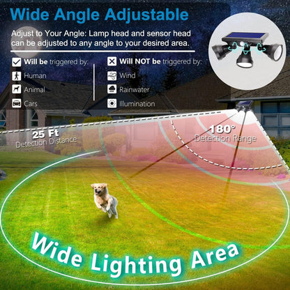 Skorter | Solar Outdoor Security Floodlight with Motion Sensor