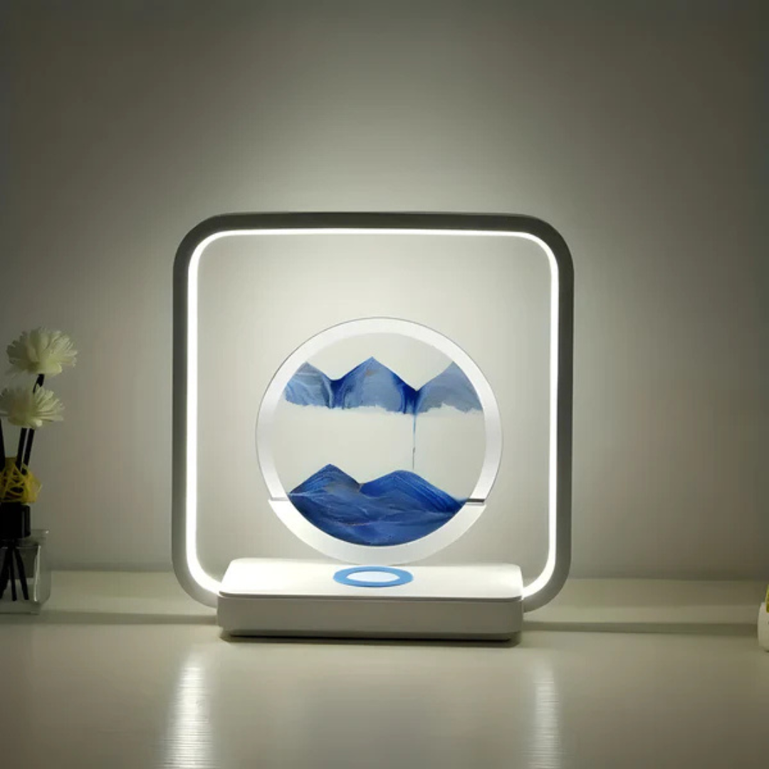 Skorter | SandAura | 3D LED Night Lamp with Flowing Sand Art