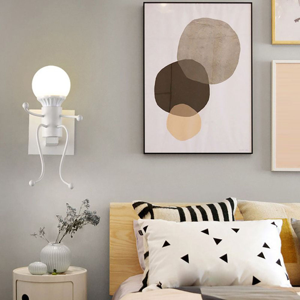 Skorter | Modern LED Wall Lamp White/Black for Bathroom and Living Room