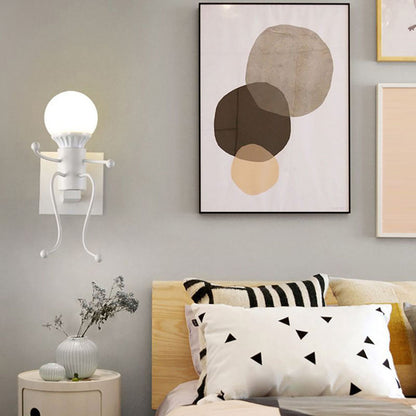 Skorter | Modern LED Wall Lamp White/Black for Bathroom and Living Room