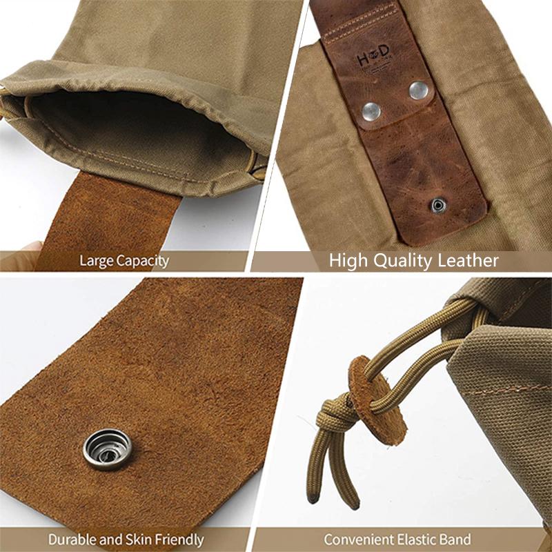 skorter | Dimoohome Leather and Canvas Bushcraft Bag