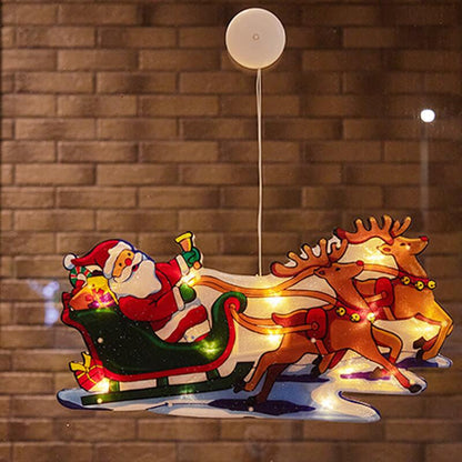 Skorter | Christmas light suction cup window decoration outdoor holiday ambiance string lights