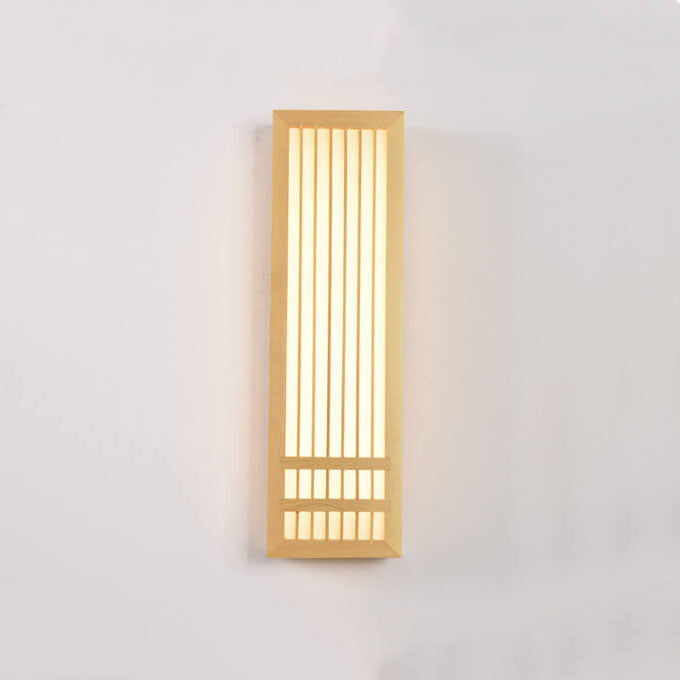 Skorter | ShizuLight | Japanese Wooden LED Wall Lamp – Minimalist Zen-Inspired Lighting