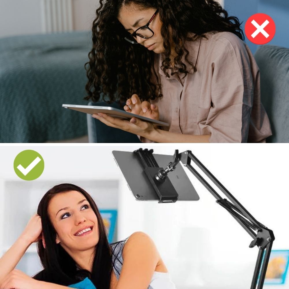 Skorter | Bettina – Adjustable Tablet Holder Stand for Bed, Desk & Couch | Ergonomic & Universal Fit