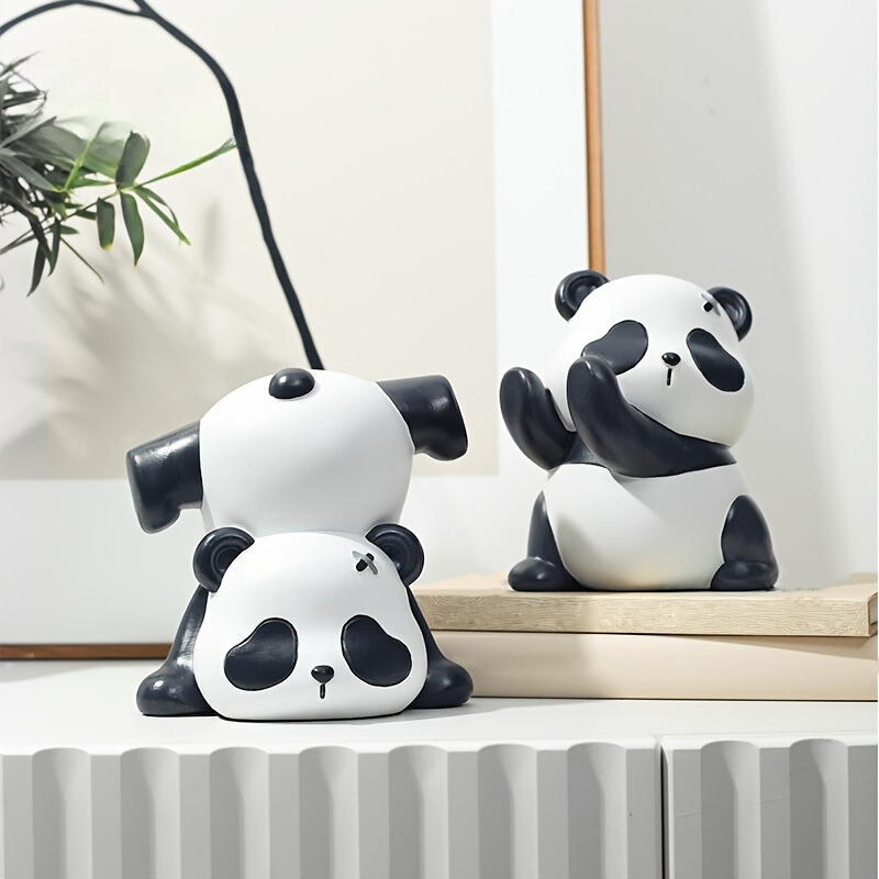 Skorter | AnimalDecor - Set of Cute Animal Bookends - Duck, Elephant, Panda