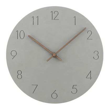 Skorter | Large Wooden Wall Clock – Minimalist Design with Silent Movement