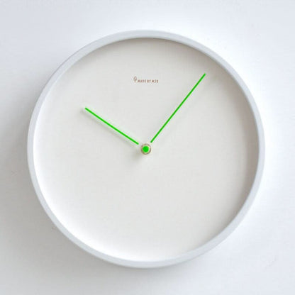 Skorter | Nordic Minimalist Wooden Wall Clock White Black Design