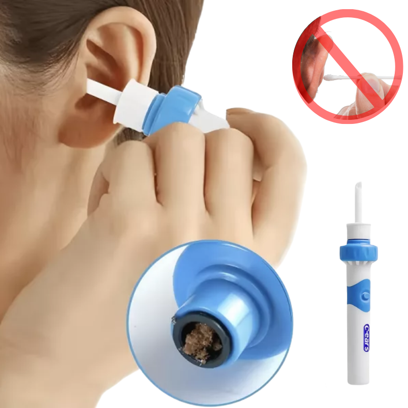 Skorter | Electric Ear Suction Wax Removal Tool | Ergonomic, Silicone Tip & Compact Design for Safe Ear Hygiene at Home or Travel