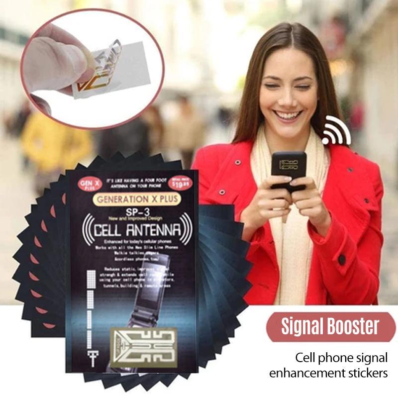 Skorter | Compact Universal Signal Booster Sticker for Mobile Phones – 1.5 m Antenna Effect