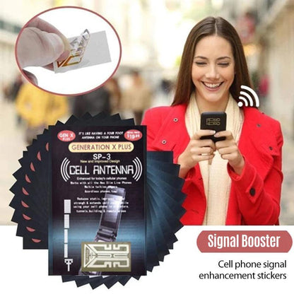 Skorter | Compact Universal Signal Booster Sticker for Mobile Phones – 1.5 m Antenna Effect