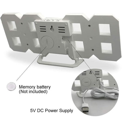Skorter | Smart 3D Digital Clock Alarm