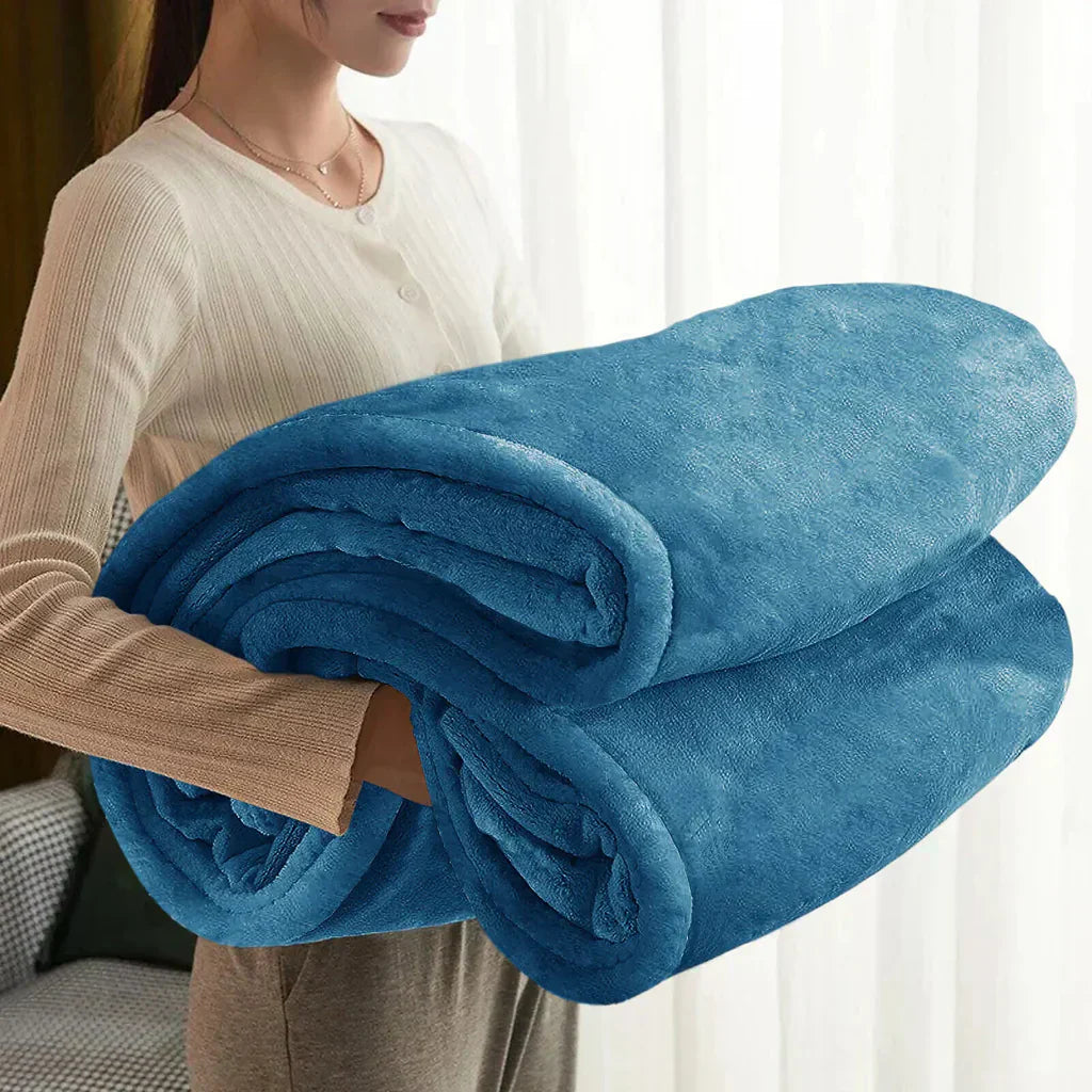 Skorter | Maxime | Cozy Fleece Blanket for All Seasons - Extra Soft and Warm