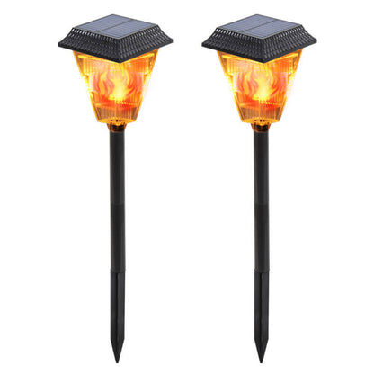Skorter | Solar Flame Lawn Light LED Outdoor Ground Lawn Stake Light