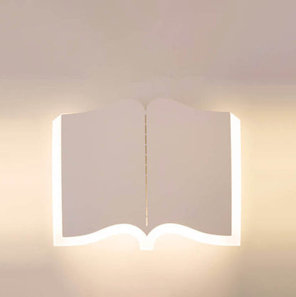 Skorter | Minimalist 1-light LED wall lamp in iron in book shape