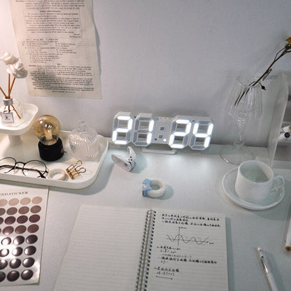 Skorter | LED-Digital Wall Clock - Temperature and Alarm