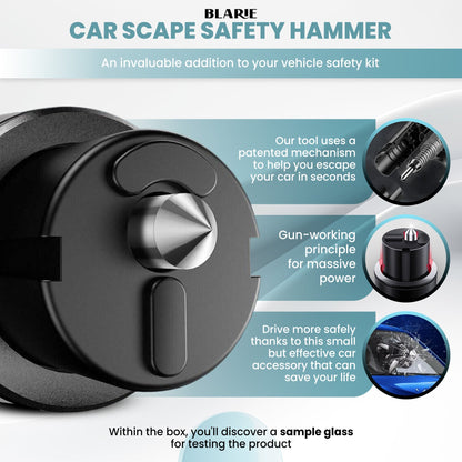 Skorter | Car Safety Hammer – Essential Auto Escape Tool & Window Breaker for Emergency Situations